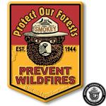 SMKY104 Smokey Bear 'Protect Our Forests' Magnet